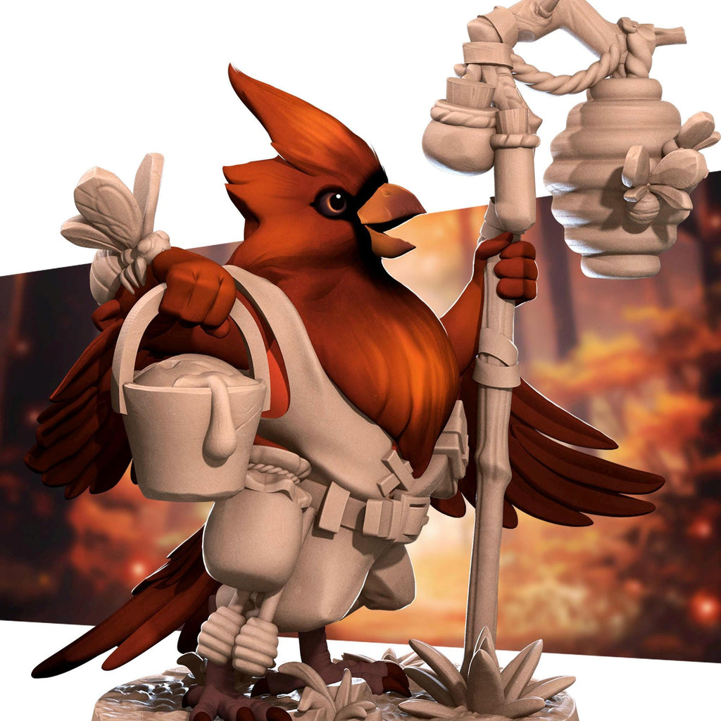 Birdfolk Forestkeeper | Bite the Bullet | Grove Haven | RESIN | Fantasy | DnD | RPG | Tabletop | Miniature | Animorphs Character Model