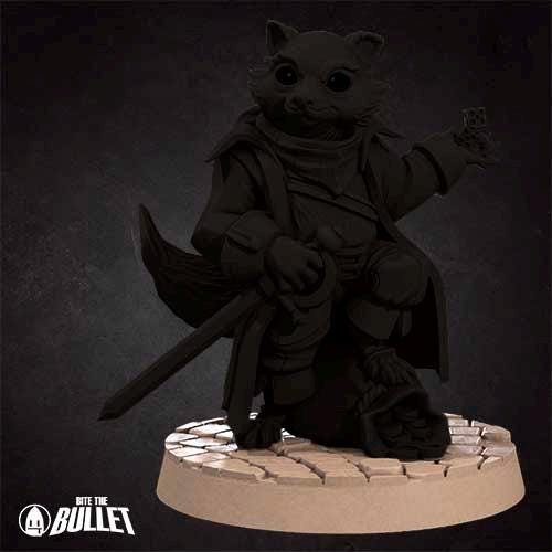 Raccoonfolk Thief | Bite the Bullet | Grove Haven | RESIN | Fantasy | DnD | RPG | Tabletop | Miniature | Animorphs Character Model