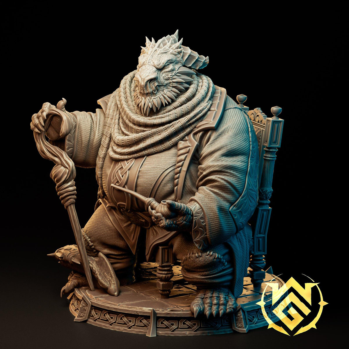 Purveyor Galadreth | The Witch Guild | Dragonborn | Fantasy | RPG | Gaming Miniatures | Character Model | Dragonborn Merchant