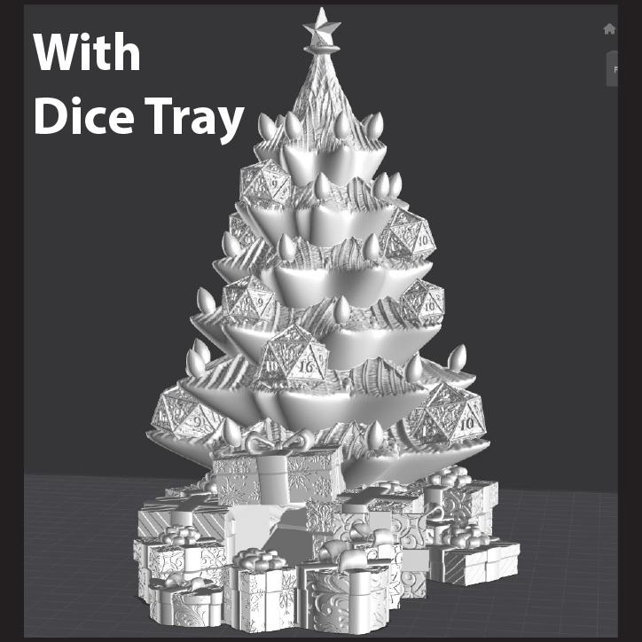 Christmas Tree Dice Tower | Fates End | Roleplay Games | Gamer Gift | XMAS Dice Roller