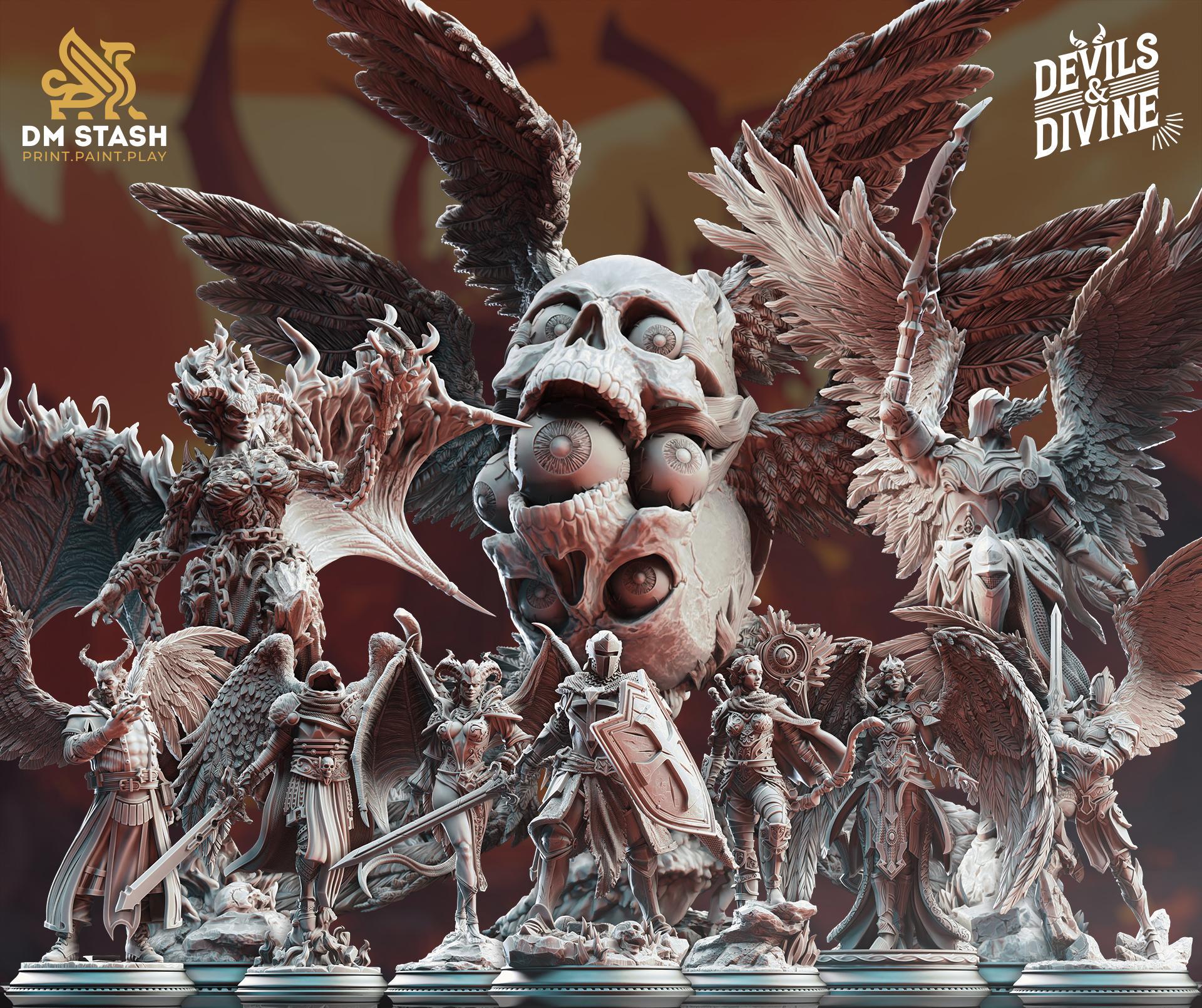 Nosmarka - Mother of the Abyss | DM Stash | Devils & Divine | Fantasy | DnD | RPG| Gaming | Miniature | Divine | Character Character