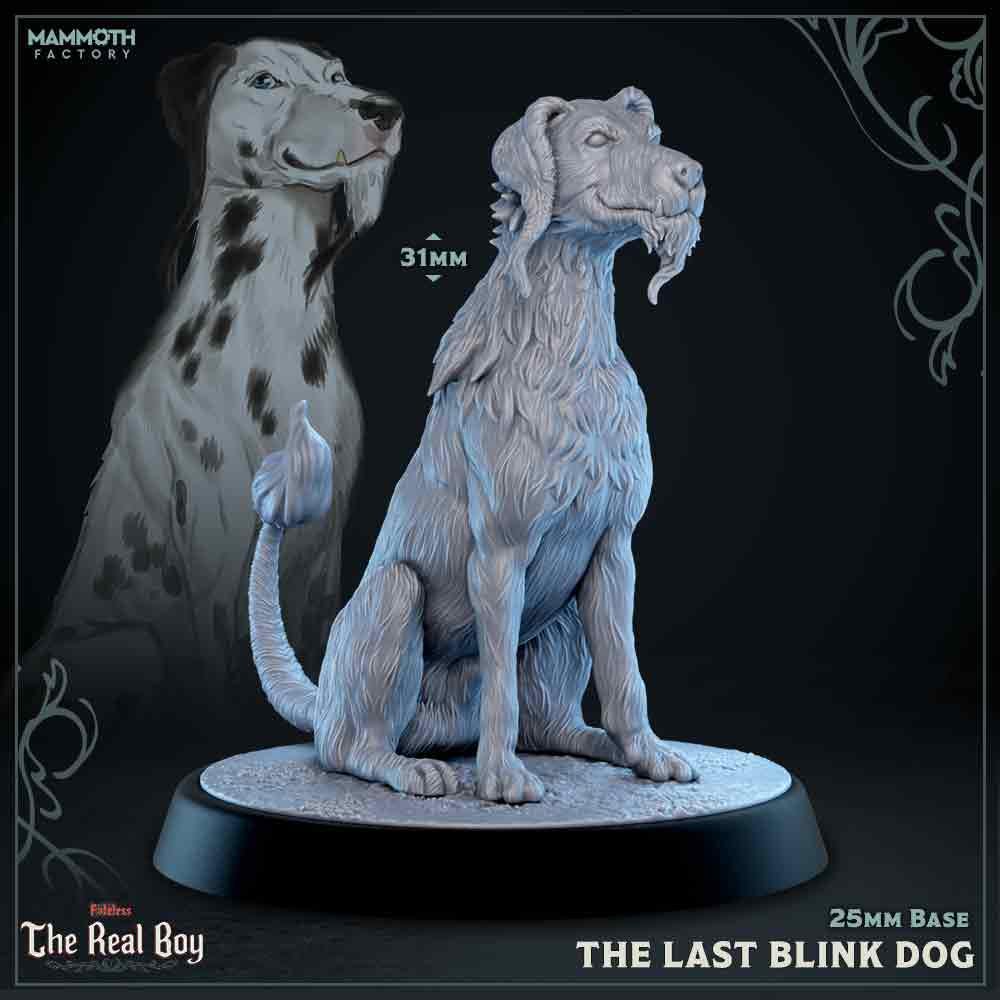 The Last Blink Dog | Mammoth Factory | The Real Boy | Fantasy | DnD | RPG | Tabletop | Gaming | Miniatures | Character Model Companion
