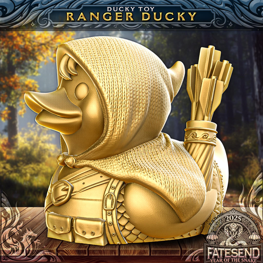 Ranger Ducky | Fates End | 3D Print | Fantasy| DnD | RPG | Roleplay Games | Rubber Duck