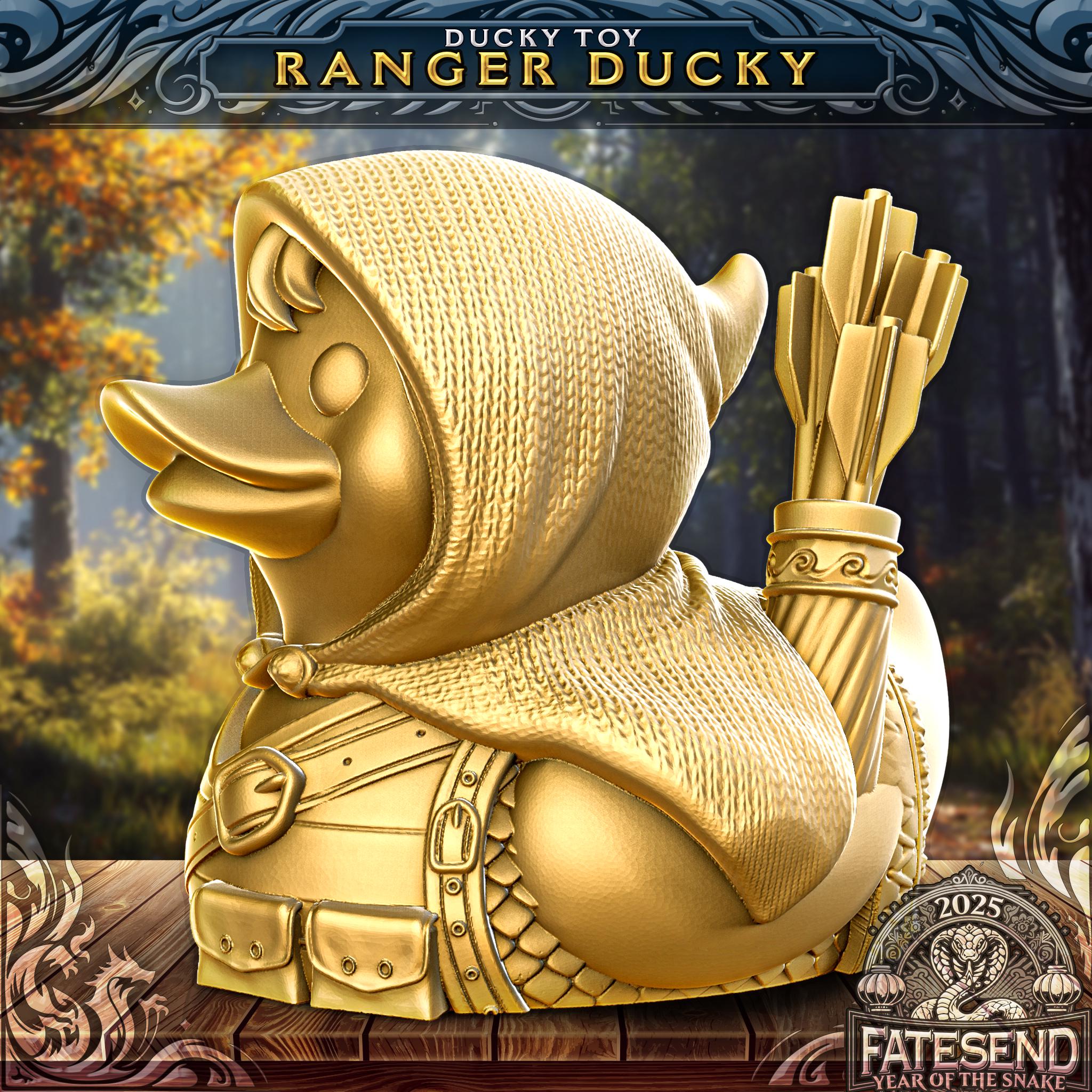 Ranger Ducky | Fates End | 3D Print | Fantasy| DnD | RPG | Roleplay Games | Rubber Duck