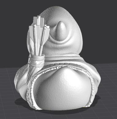 Ranger Ducky | Fates End | 3D Print | Fantasy| DnD | RPG | Roleplay Games | Rubber Duck