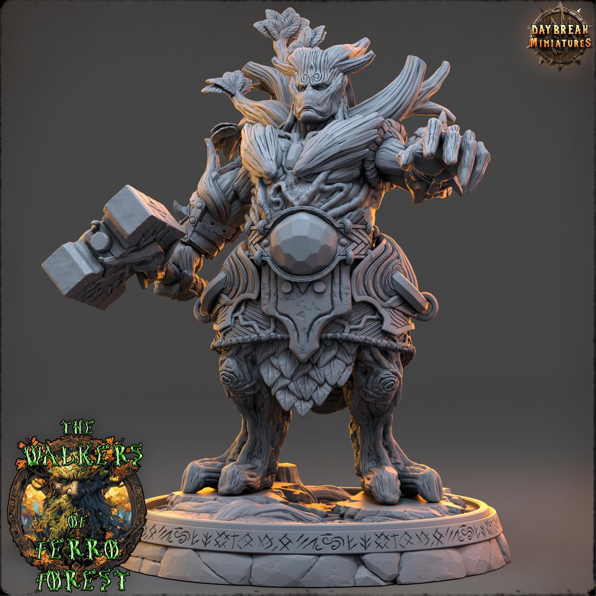 Eryndor Gloamreach | Daybreak Miniatures | Walkers of Ferro Forest | RESIN | Fantasy | Horror | Wargaming | RPG | Gaming Miniature | Treant