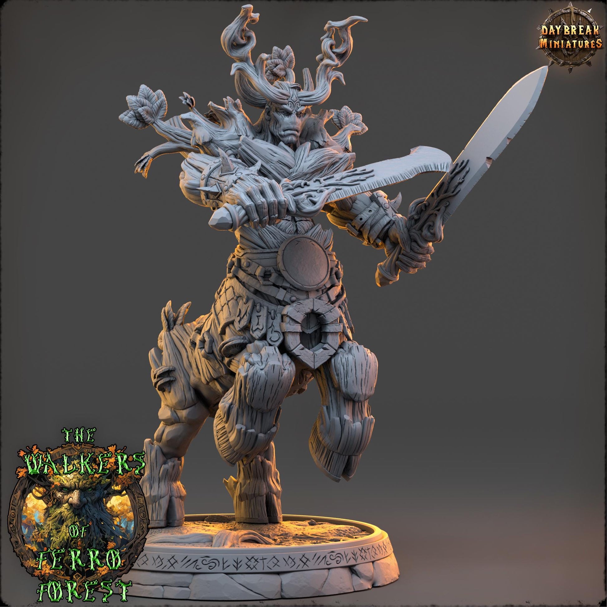 Ritter Iskren Vorynth | Daybreak Miniatures | Walkers of Ferro Forest | RESIN | Fantasy | Horror | Wargaming | RPG | Gaming | Treant