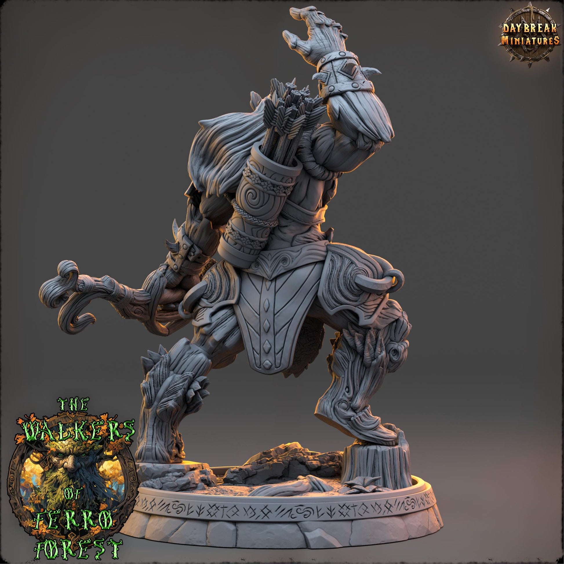 Thalrik Veyndar | Daybreak Miniatures | Walkers of Ferro Forest | RESIN | Fantasy | Horror | Wargaming | RPG | Gaming | Treant