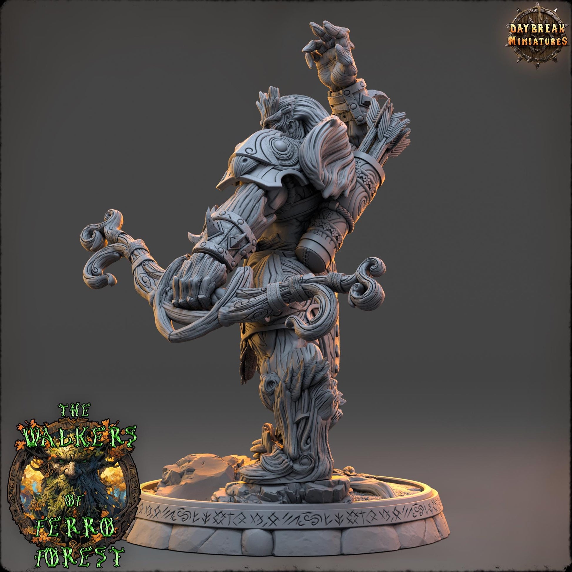 Thalrik Veyndar | Daybreak Miniatures | Walkers of Ferro Forest | RESIN | Fantasy | Horror | Wargaming | RPG | Gaming | Treant