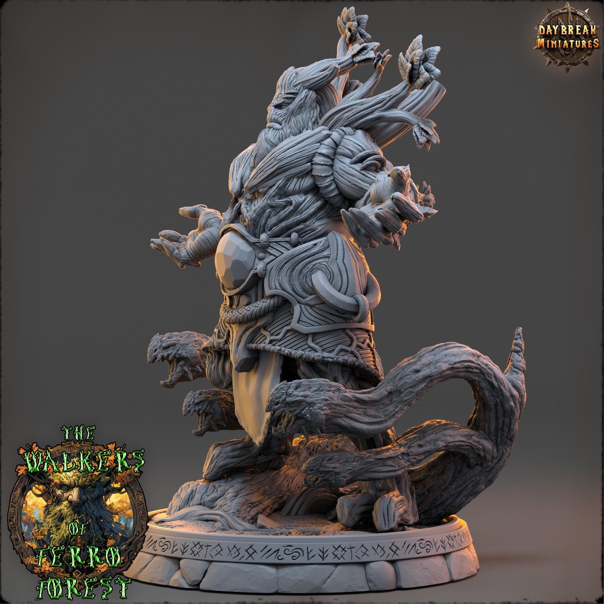 Xyvaris Moorhallow | Daybreak Miniatures | Walkers of Ferro Forest | RESIN | Fantasy | Horror | Wargaming | RPG | Gaming | Treant