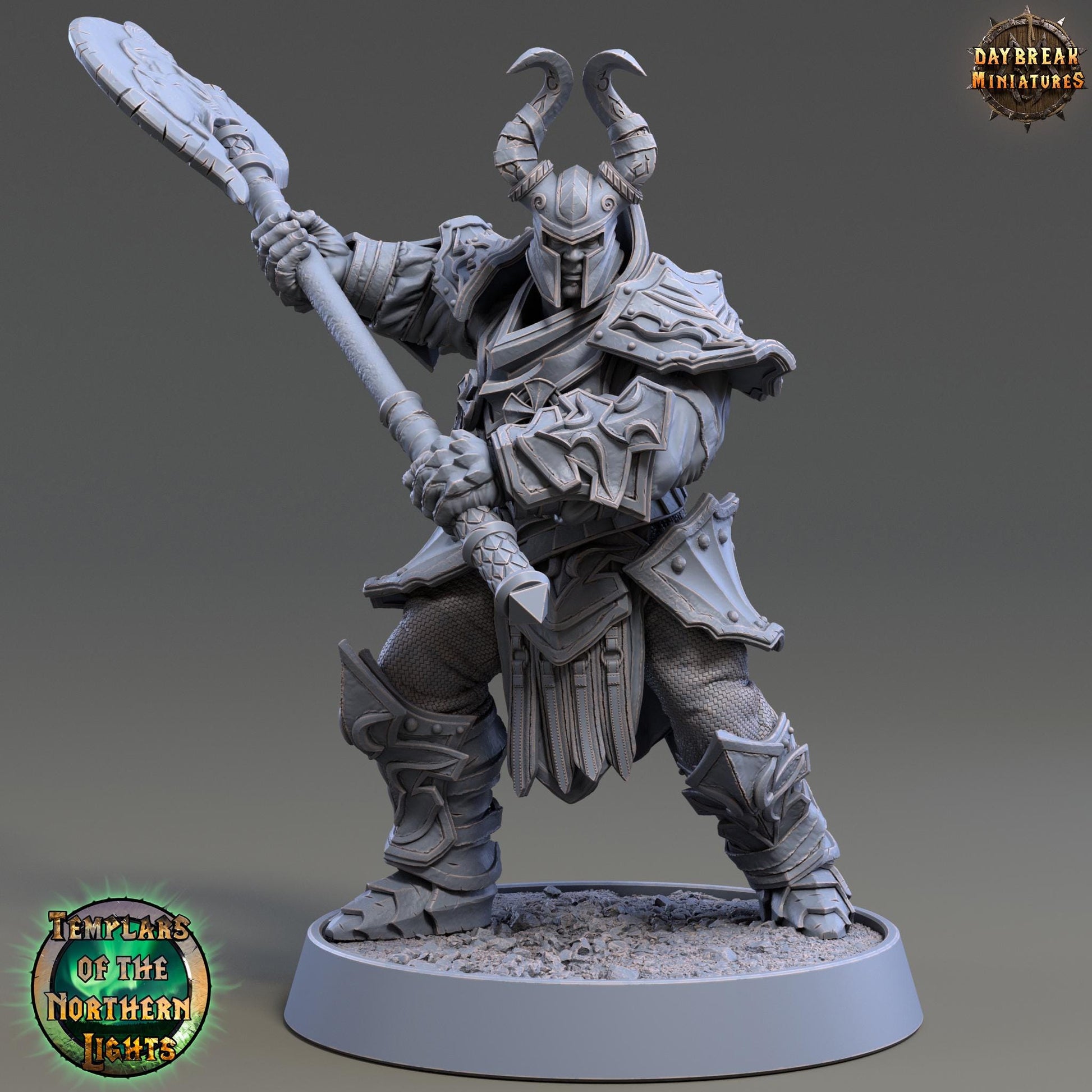 Bertil Draperinn | Daybreak Miniatures | Templars of the Northern Lights | RESIN | Fantasy | Wargaming | RPG | Gaming