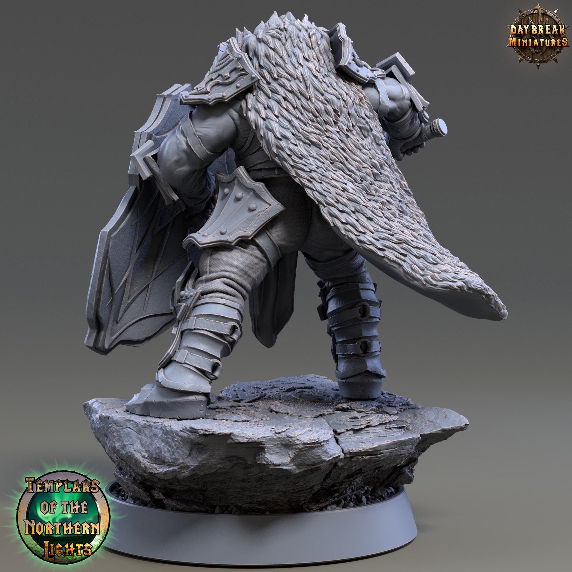 Hjalmar Strachan Of the Forth Sun | Daybreak Miniatures | Templars of the Northern Lights | RESIN | Fantasy | Wargaming | RPG | Gaming