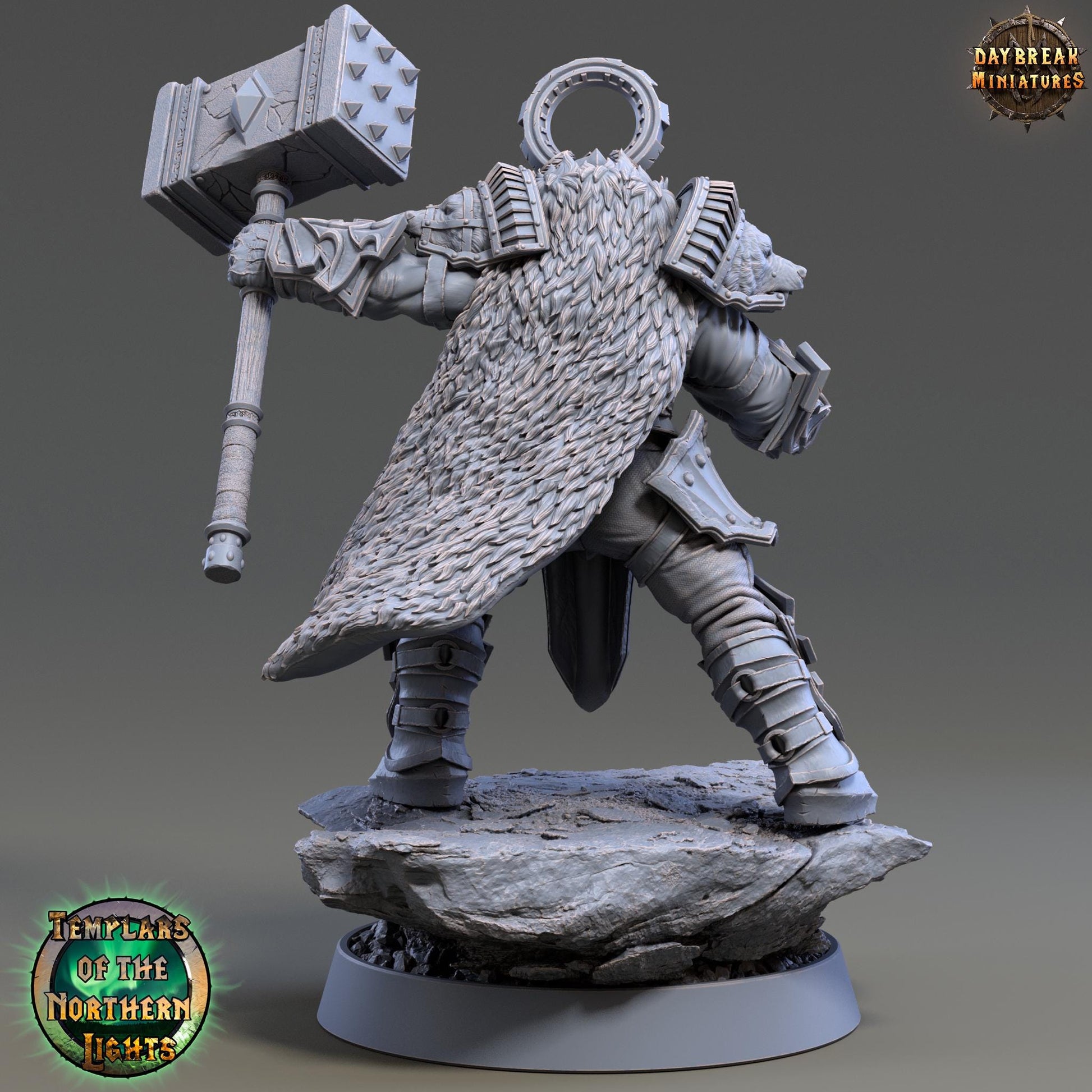 Ove Stonecold | Daybreak Miniatures | Templars of the Northern Lights | RESIN | Fantasy | Wargaming | RPG | Gaming