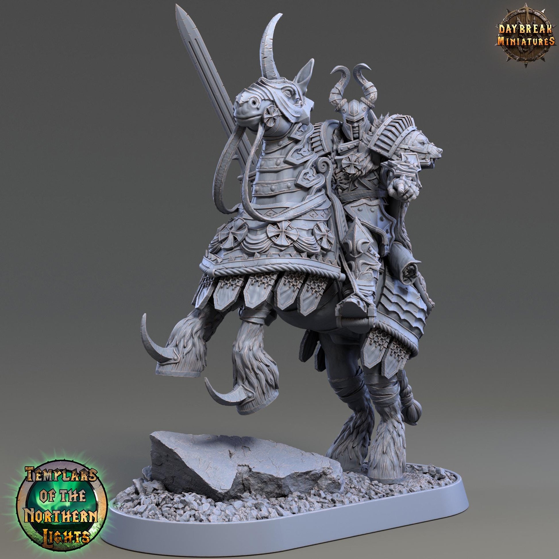 Ritter Victor Kaisermann | Daybreak Miniatures | Templars of the Northern Lights | RESIN | Fantasy | Wargaming | RPG | Gaming