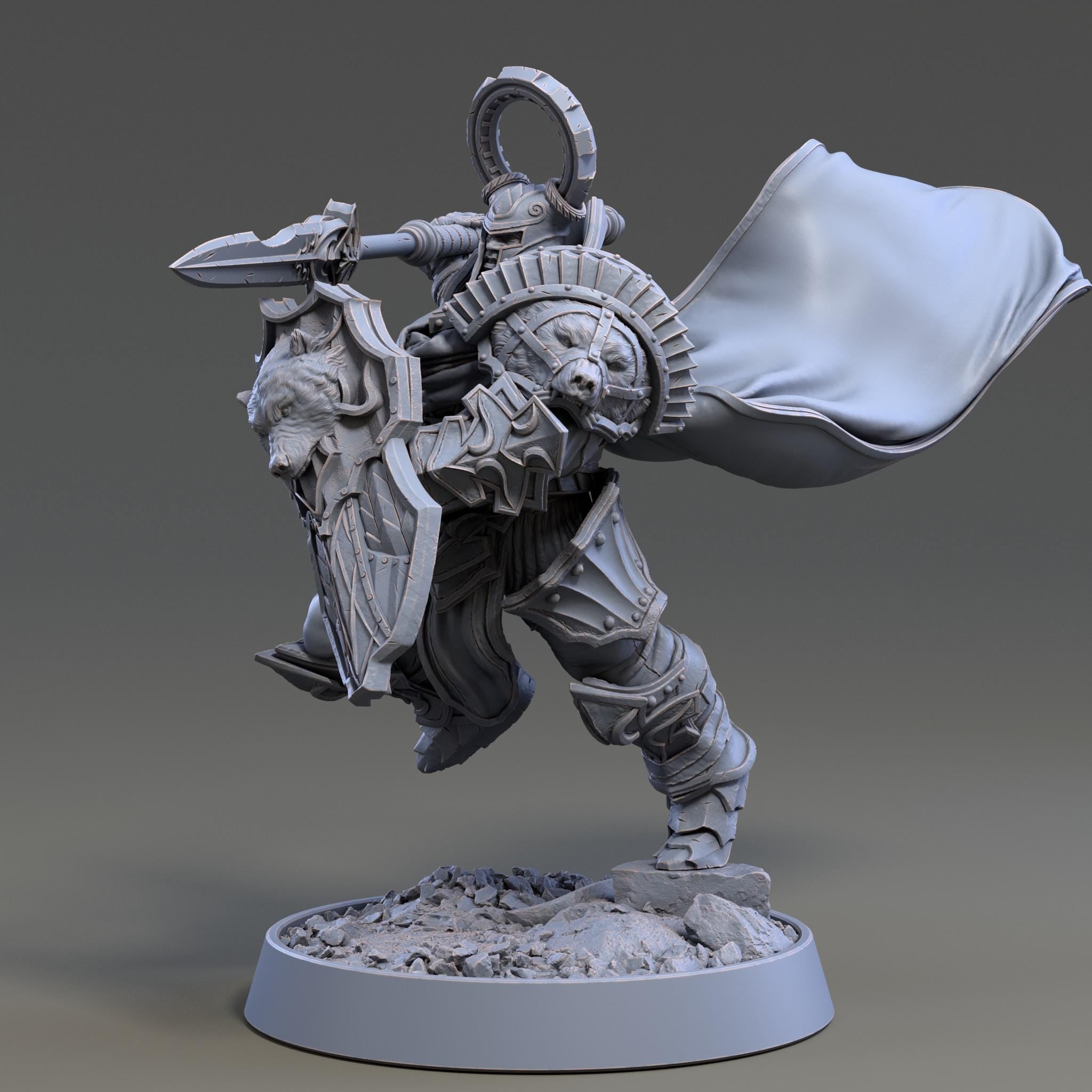Spear Jumper | Daybreak Miniatures | Templars of the Northern Lights | RESIN | Fantasy | Wargaming | RPG | Gaming