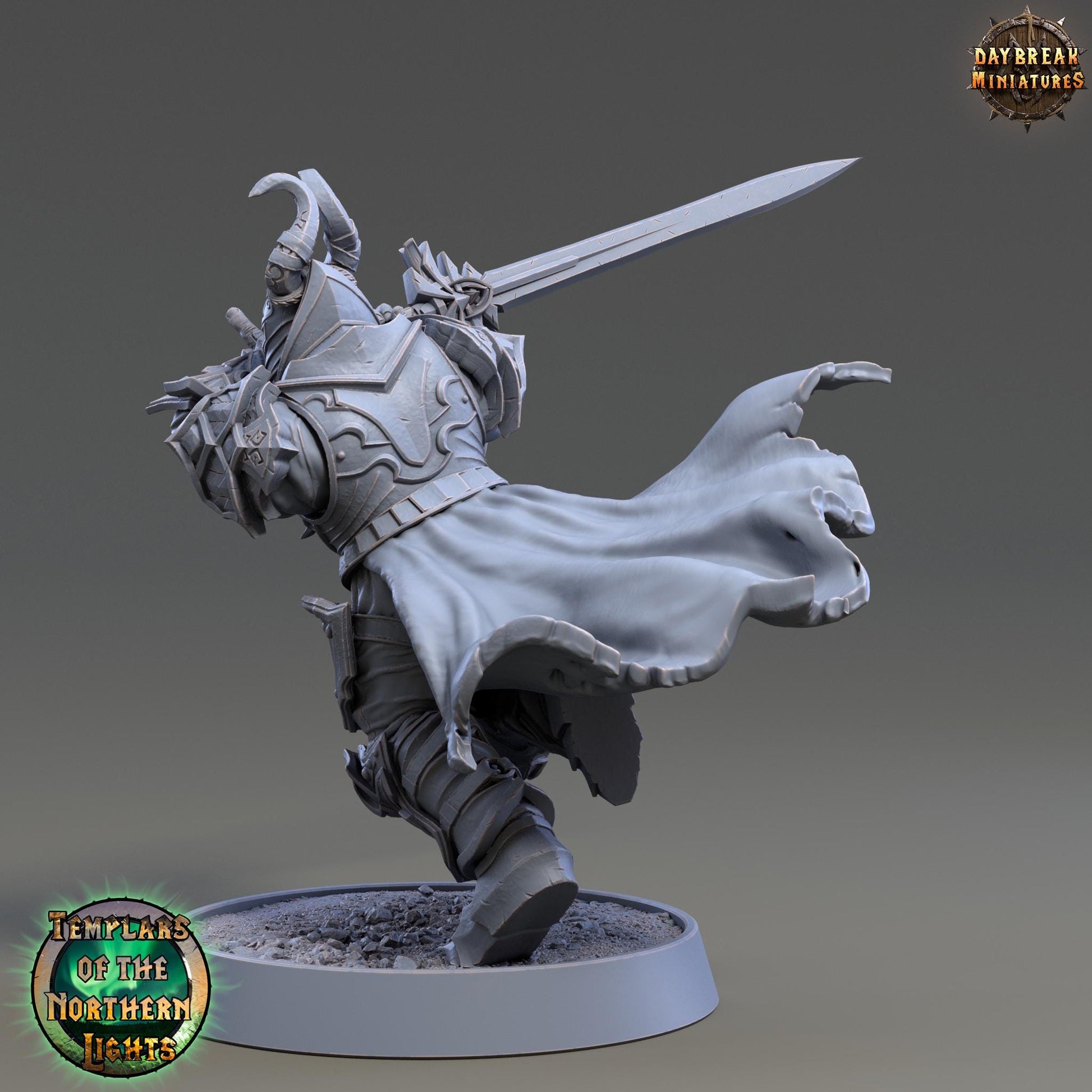 Splitter Fredrik Tournier | Daybreak Miniatures | Templars of the Northern Lights | RESIN | Fantasy | Wargaming | RPG | Gaming