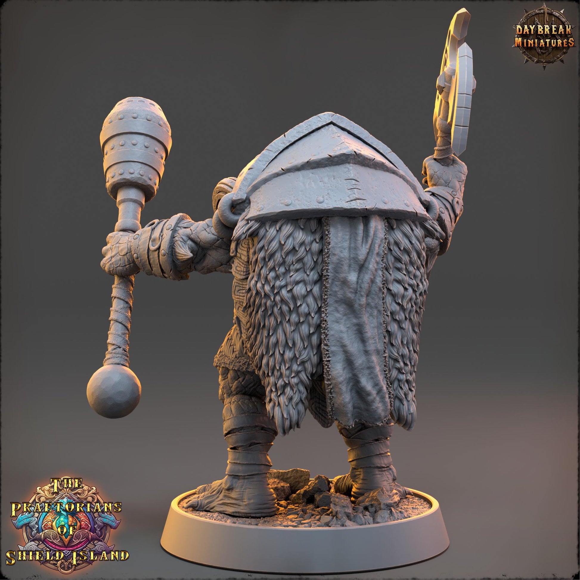 Bazo | Daybreak Miniatures | Praetorians of Shield Island | RESIN | Fantasy | Wargaming | RPG | Gaming | Tortles | Character Model
