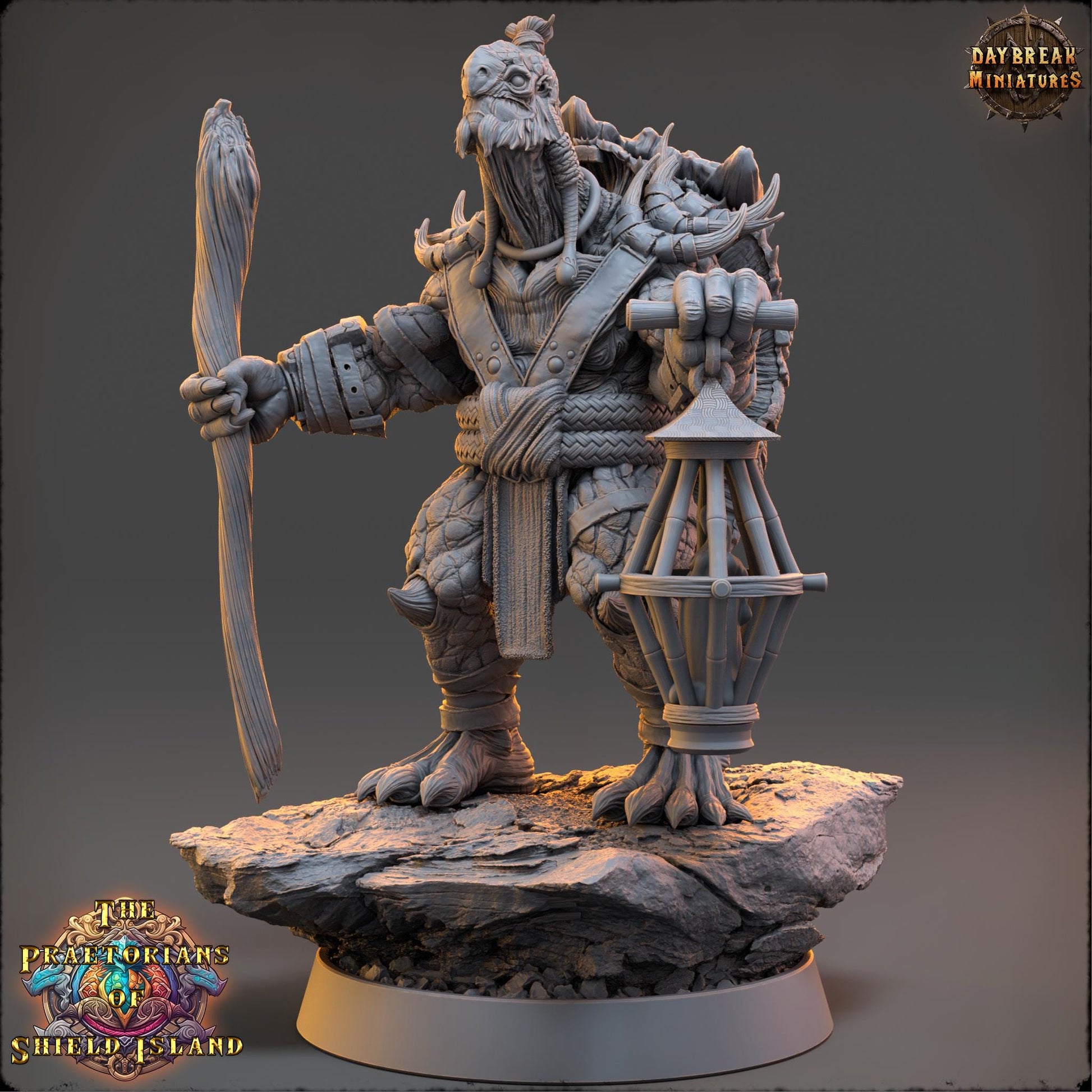 Ortlagus | Daybreak Miniatures | Praetorians of Shield Island | RESIN | Fantasy | Wargaming | RPG | Gaming | Tortles | Character Model