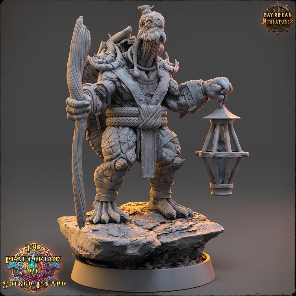 Ortlagus | Daybreak Miniatures | Praetorians of Shield Island | RESIN | Fantasy | Wargaming | RPG | Gaming | Tortles | Character Model