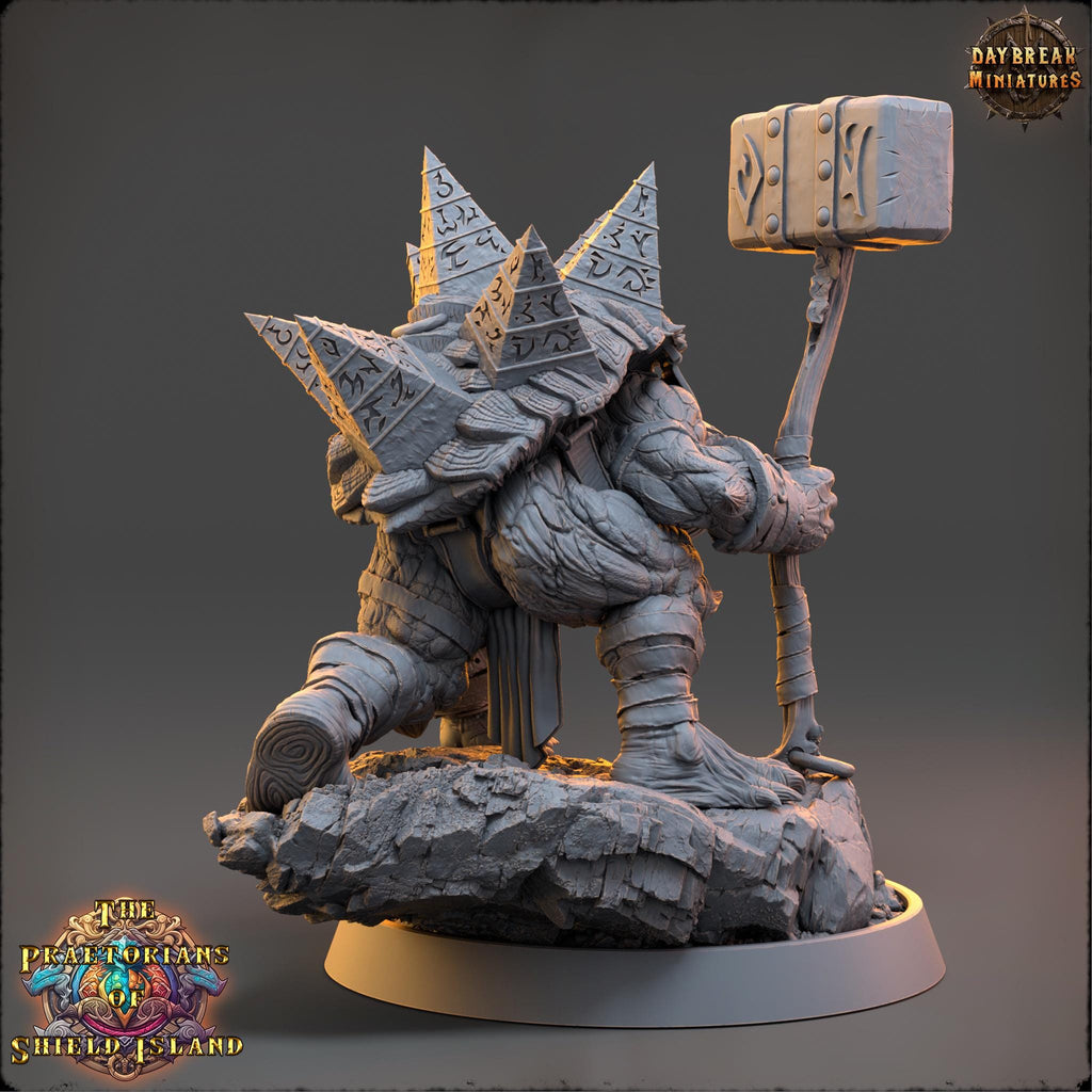 Trannu | Daybreak Miniatures | Praetorians of Shield Island | RESIN | Fantasy | Wargaming | RPG | Gaming | Tortles | Character Model
