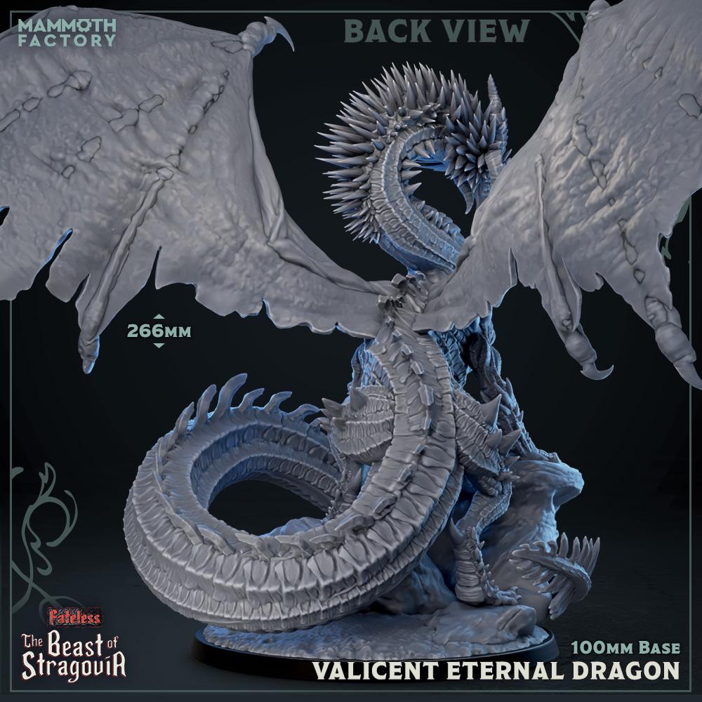 Valicent the Eternal Dragon | Mammoth Factory | Beast of Stragovia | RESIN | Fantasy | DnD | RPG | Tabletop | Miniature | Dragon