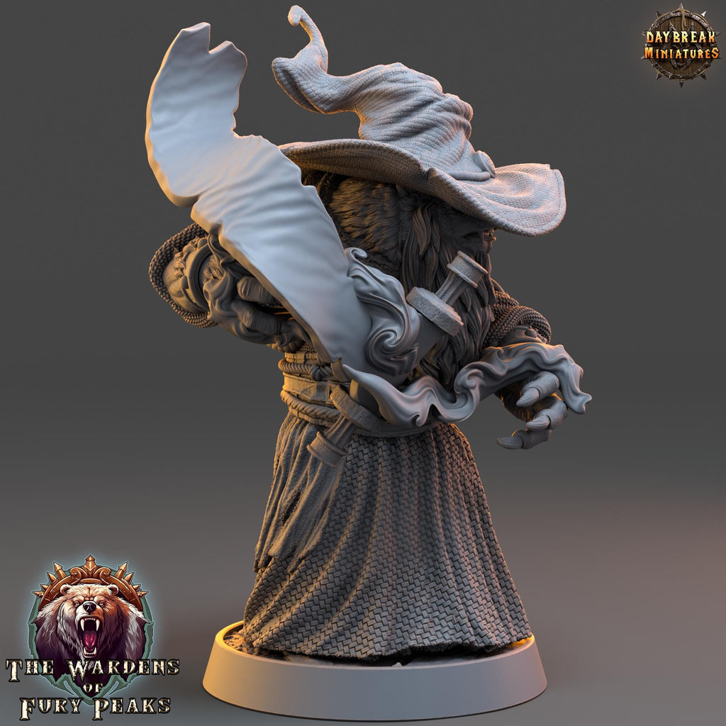 Kardarion Blizz | Daybreak Miniatures | Wardens of Fury Peaks | RESIN | Fantasy | Horror | Wargaming | RPG | DnD | Gaming Miniature | Ursine