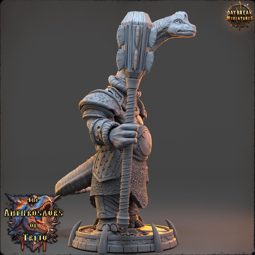 Jogo Bracco | Daybreak Miniatures | Anthrosaurs of Triju | RESIN| Fantasy | Horror| Wargaming | RPG | DnD | Gaming Miniature | Dinosaur