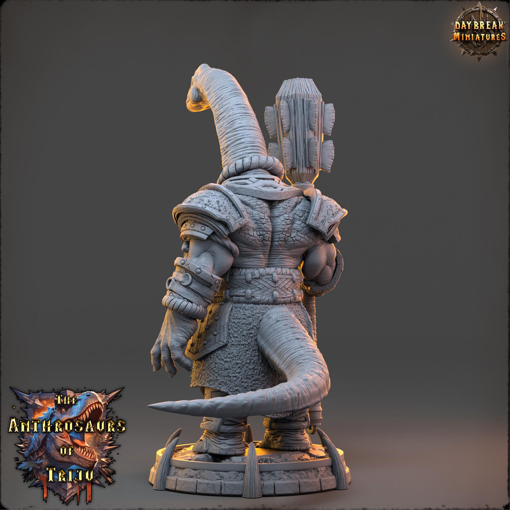 Jogo Bracco | Daybreak Miniatures | Anthrosaurs of Triju | RESIN| Fantasy | Horror| Wargaming | RPG | DnD | Gaming Miniature | Dinosaur