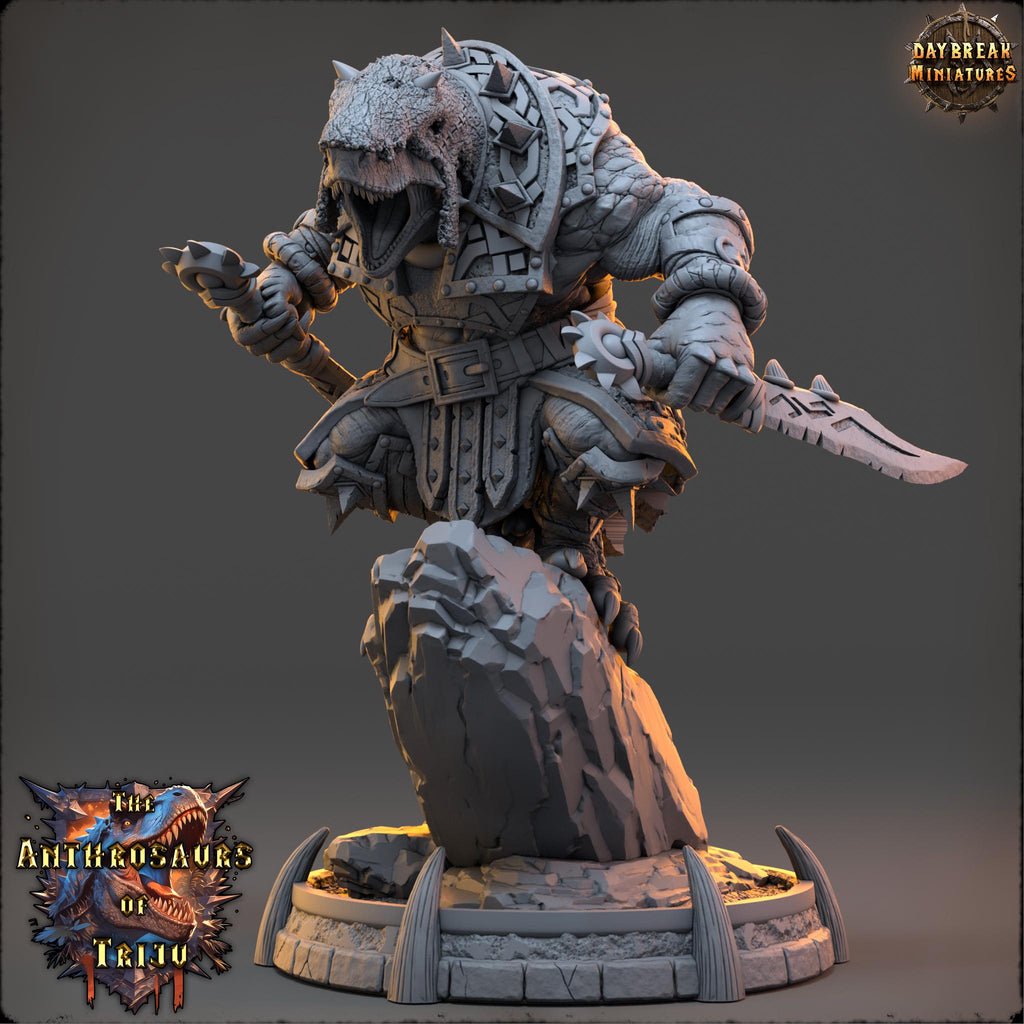 The Anthrosaurs of Triju Full Set | Daybreak Miniatures | Anthrosaurs of Triju | RESIN | Fantasy | Wargaming| RPG | DnD | Gaming | Dinosaur