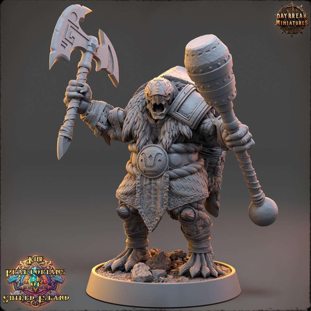 The Praetorians of Shield Island Full Set | Daybreak Miniatures | RESIN | Fantasy | Wargaming | RPG | DnD | Tortles