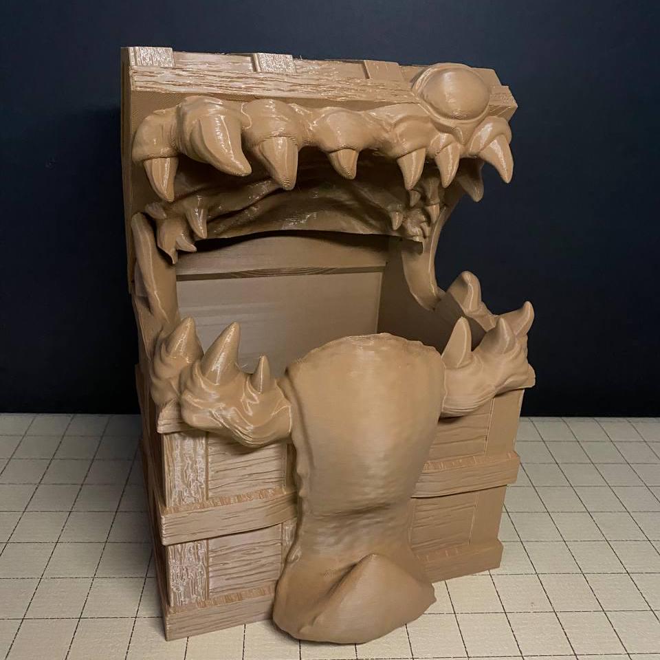 Mimic Tisue Box Holder | Fates End | 3D Print | Fantasy | Gamer Gift