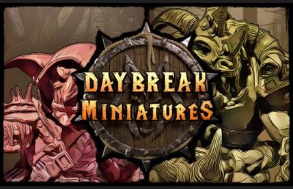 Pale Lord Kraven | Daybreak Miniatures | Fallen Camaradas Tainted Moor | RESIN | Fantasy | Wargaming | RPG | Character Model