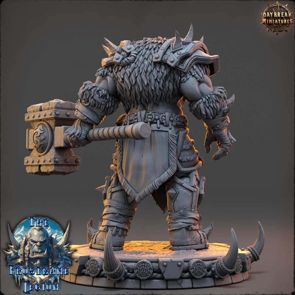 Vorgath Icefang | Daybreak Miniatures | The Frostbane Legion | RESIN | Fantasy | Horror | Wargaming | RPG | Gaming Miniature | Orcs
