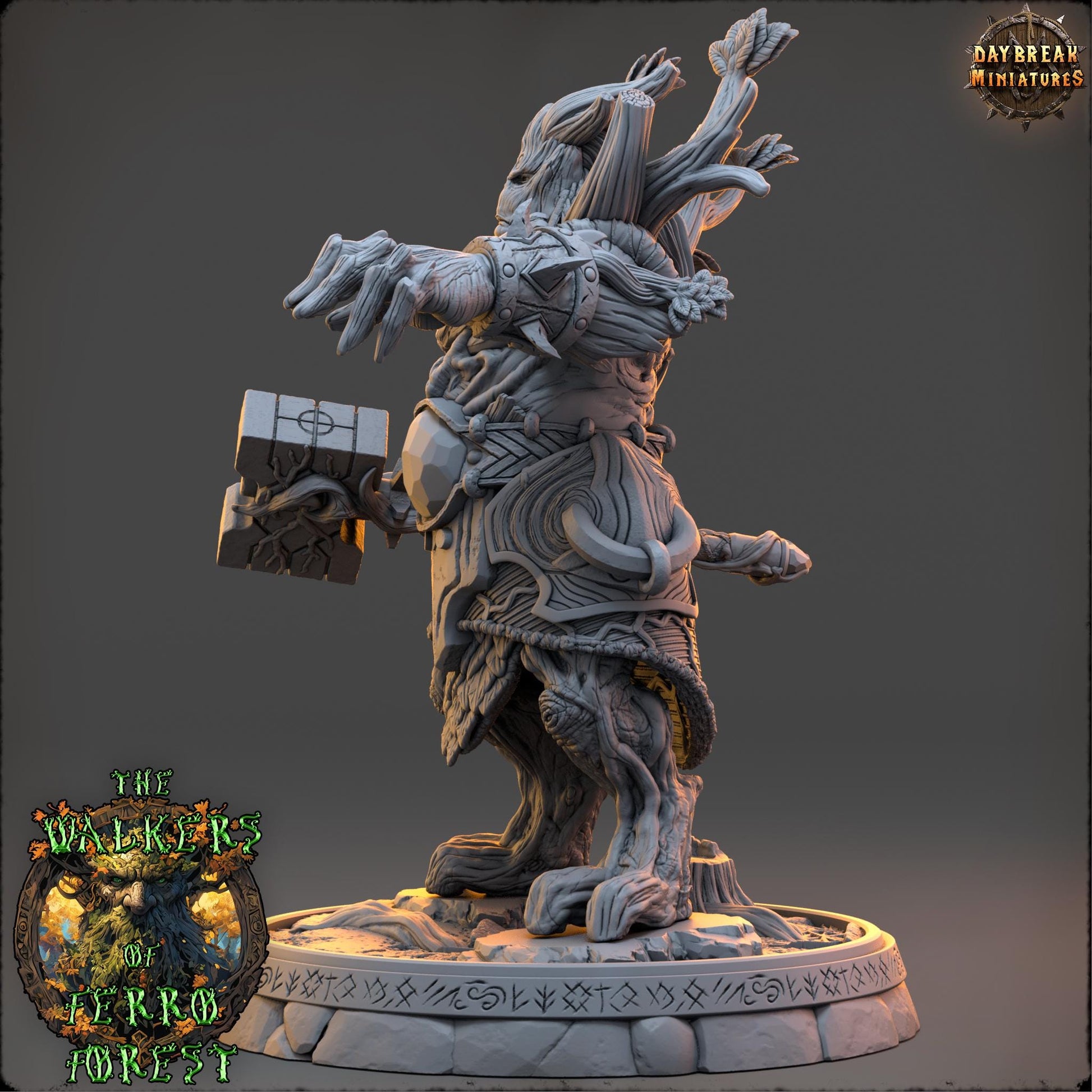 Eryndor Gloamreach | Daybreak Miniatures | Walkers of Ferro Forest | RESIN | Fantasy | Horror | Wargaming | RPG | Gaming Miniature | Treant