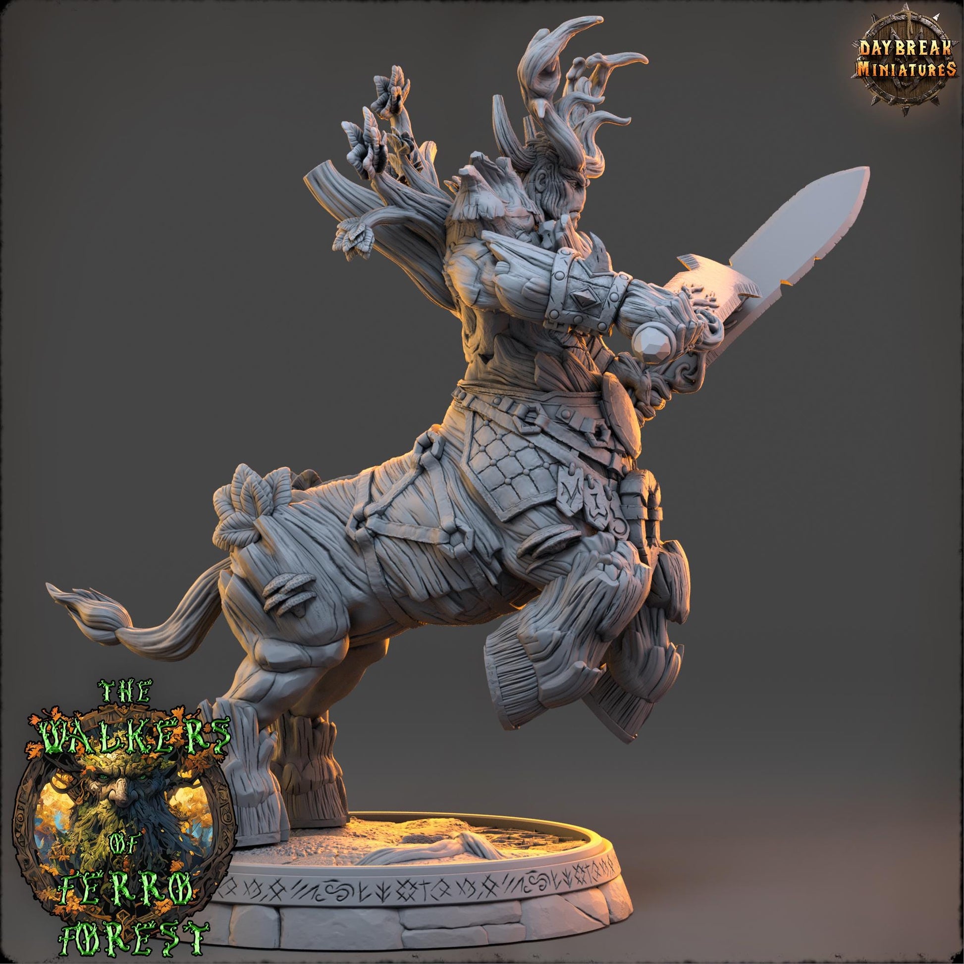 Ritter Iskren Vorynth | Daybreak Miniatures | Walkers of Ferro Forest | RESIN | Fantasy | Horror | Wargaming | RPG | Gaming | Treant