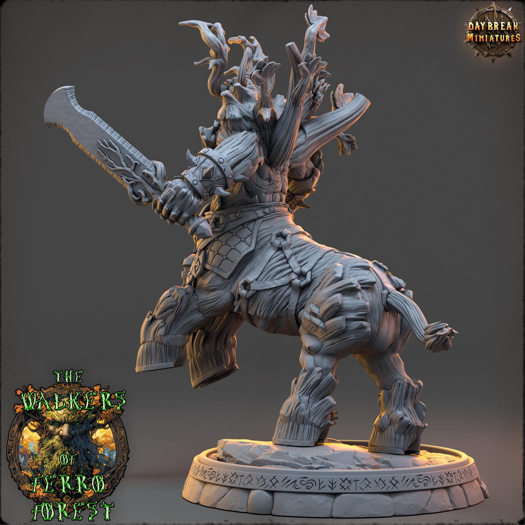 Ritter Teryn Eldershade | Daybreak Miniatures | Walkers of Ferro Forest | RESIN | Fantasy | Horror | Wargaming | RPG | Gaming | Treant