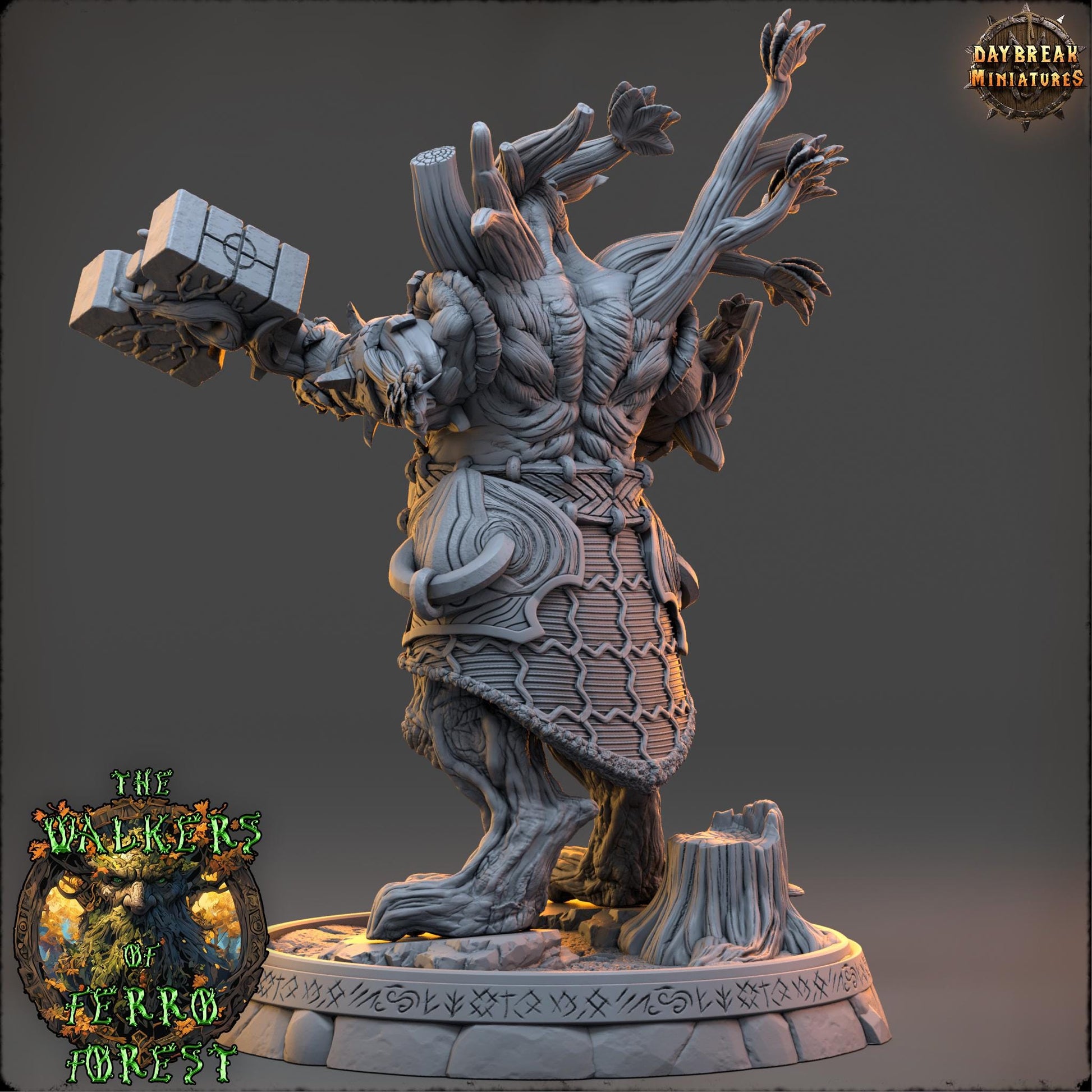 Vaelric Gloamreach | Daybreak Miniatures | Walkers of Ferro Forest | RESIN | Fantasy | Horror | Wargaming | RPG | Gaming | Treant