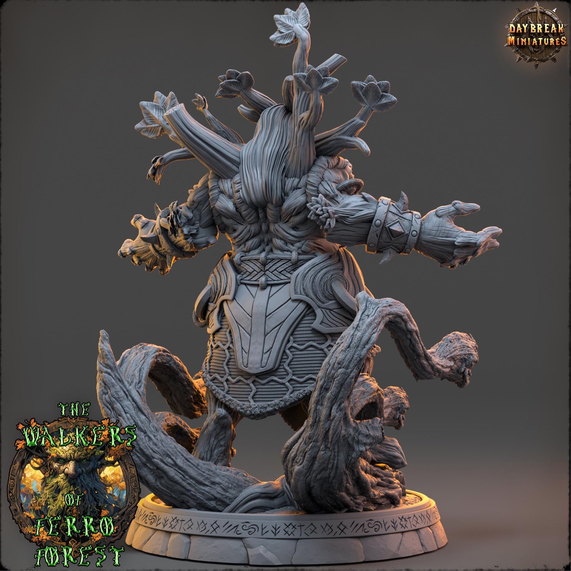 Xyvaris Moorhallow | Daybreak Miniatures | Walkers of Ferro Forest | RESIN | Fantasy | Horror | Wargaming | RPG | Gaming | Treant