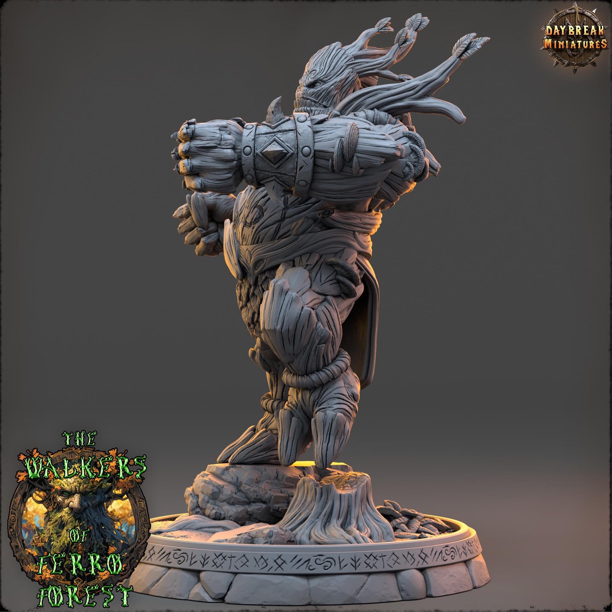 Zareth Thornveil | Daybreak Miniatures | Walkers of Ferro Forest | RESIN | Fantasy | Horror | Wargaming | RPG | Gaming | Treant