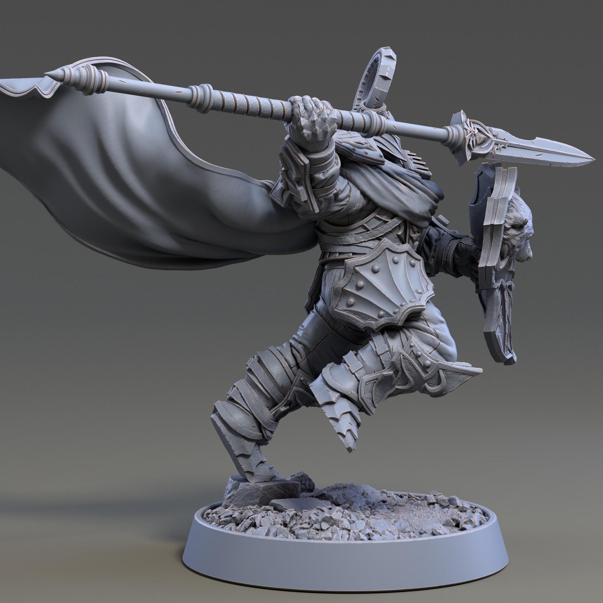 Spear Jumper | Daybreak Miniatures | Templars of the Northern Lights | RESIN | Fantasy | Wargaming | RPG | Gaming