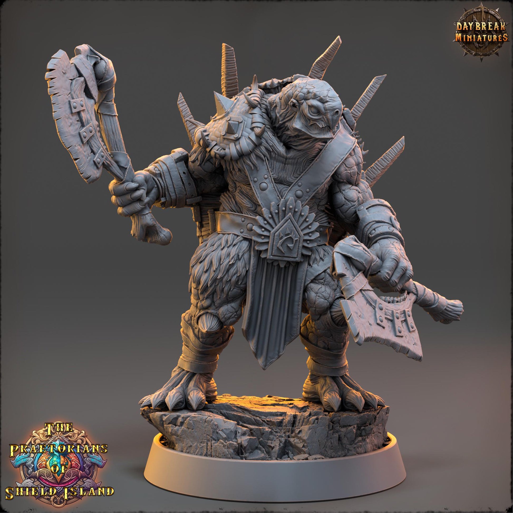 Fimag | Daybreak Miniatures | Praetorians of Shield Island | RESIN | Fantasy | Wargaming | RPG | Gaming | Tortles | Character Model