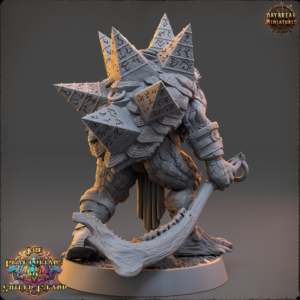 Mermat | Daybreak Miniatures | Praetorians of Shield Island | RESIN | Fantasy | Wargaming | RPG | Gaming | Tortles | Character Model