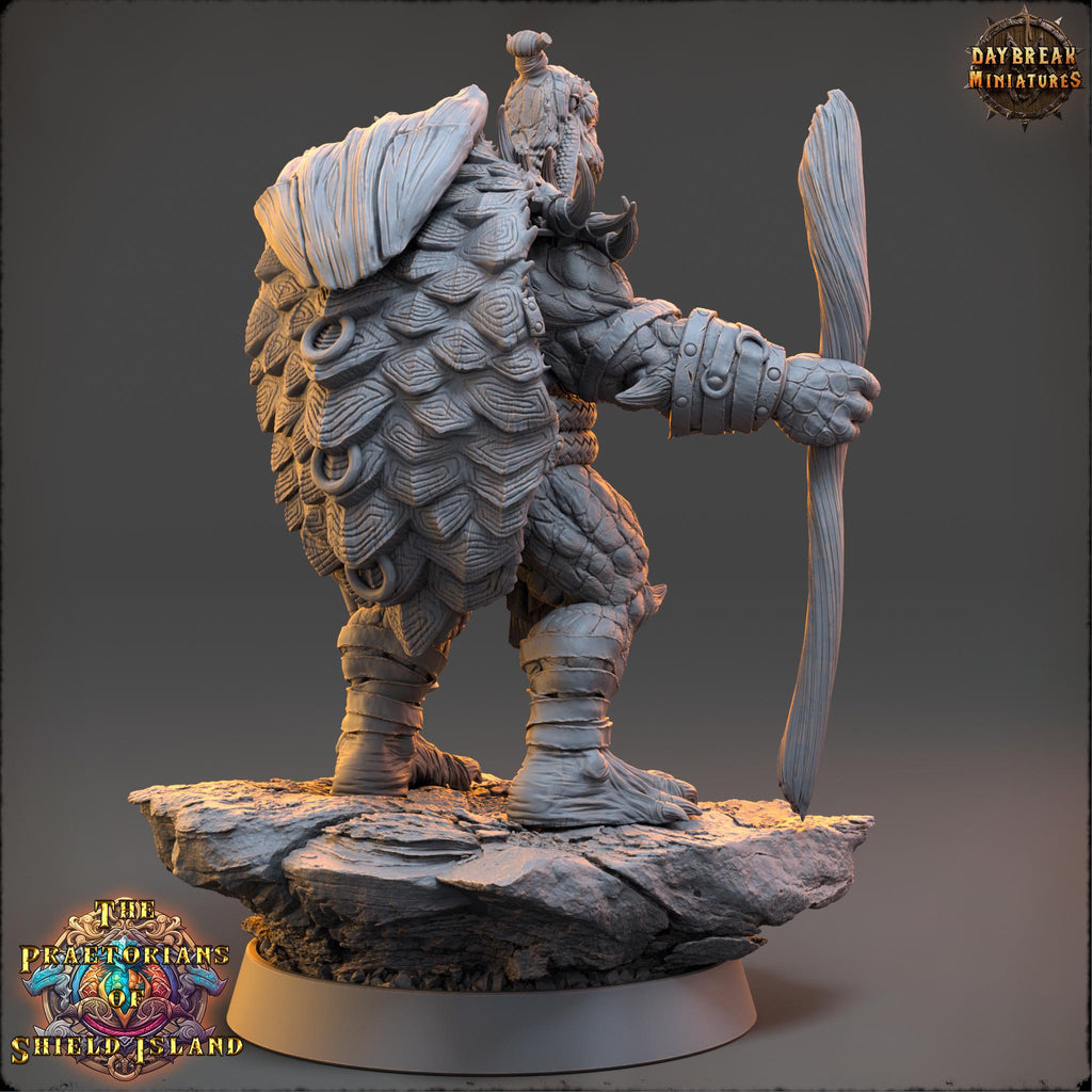 Ortlagus | Daybreak Miniatures | Praetorians of Shield Island | RESIN | Fantasy | Wargaming | RPG | Gaming | Tortles | Character Model