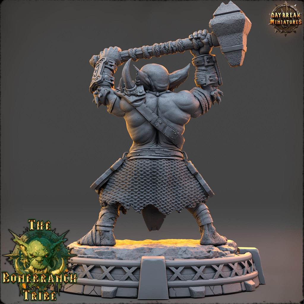 Drogg Skullstamper | Daybreak Miniatures | Bonebranch Tribe | RESIN | Fantasy | Horror | Wargaming | RPG | DnD | Gaming | Goblin