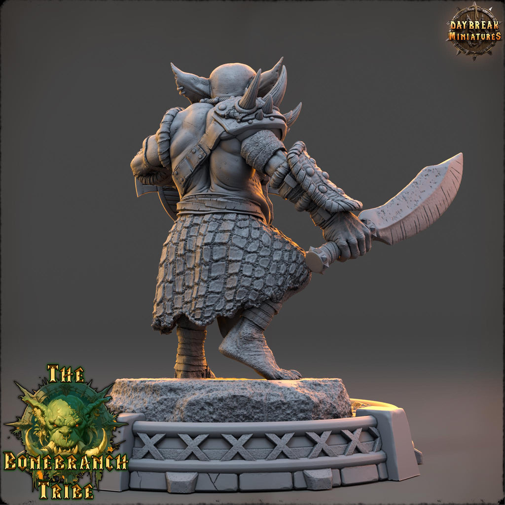 Zurtik Hookclaw | Daybreak Miniatures | Bonebranch Tribe | RESIN | Fantasy | Horror | Wargaming | RPG | DnD | Gaming | Goblin