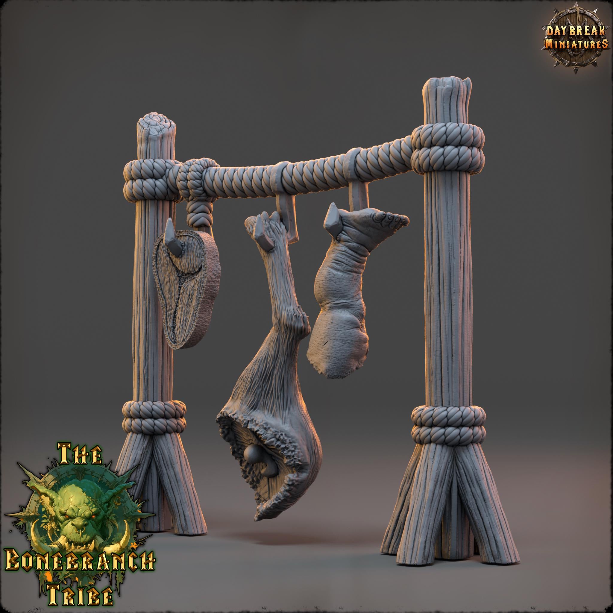 Bonebranch Terrain | Daybreak Miniatures | Bonebranch Tribe | RESIN | Fantasy | Horror | Wargaming | RPG | DnD | Gaming | Goblin Terrain