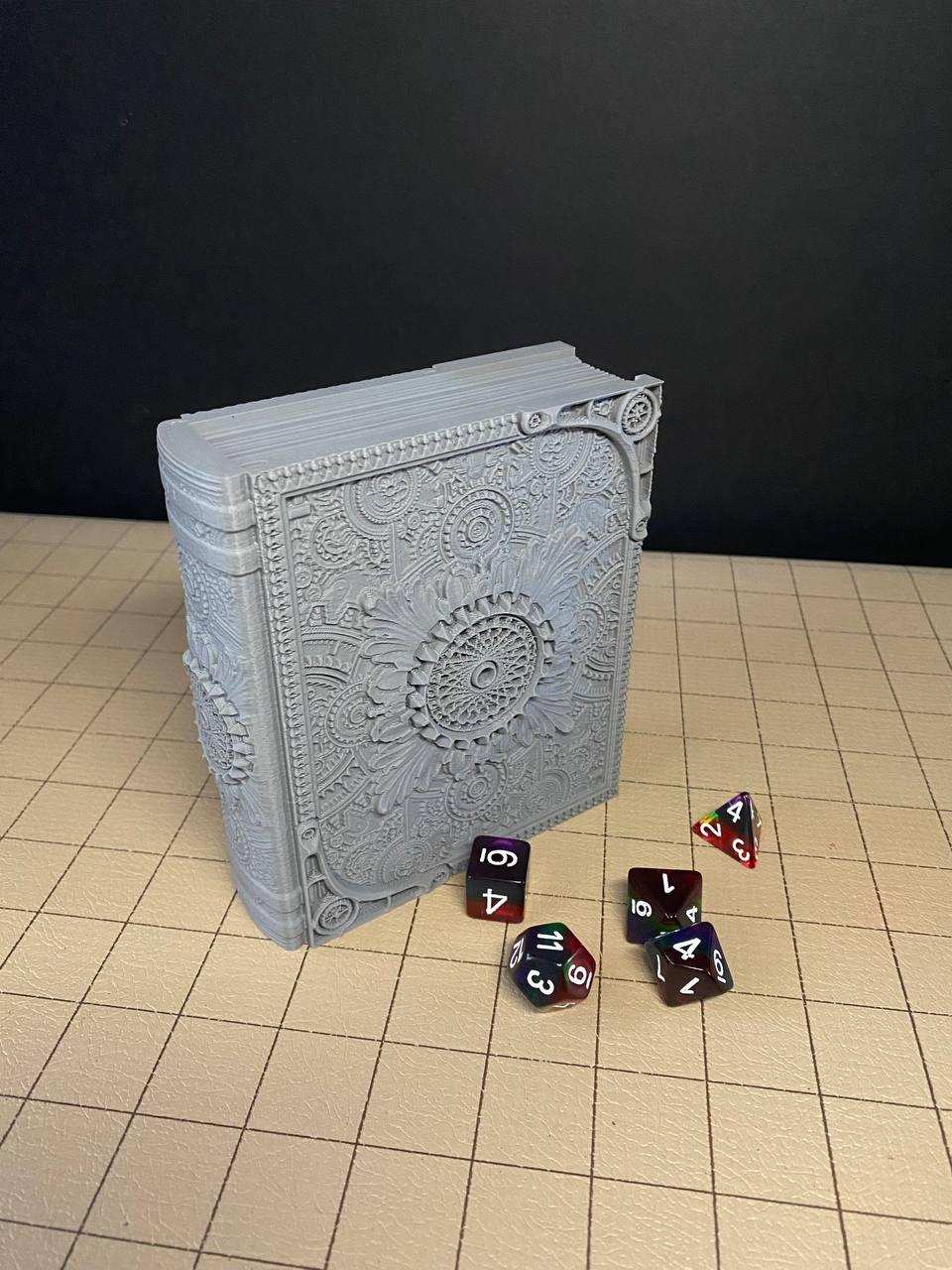 Artificer Tome - Perfect for cards, dice, and minis | Fates End | Fantasy | DnD | RPG | Roleplay Gaming | MTG Magic Card Box | Gamer Gift