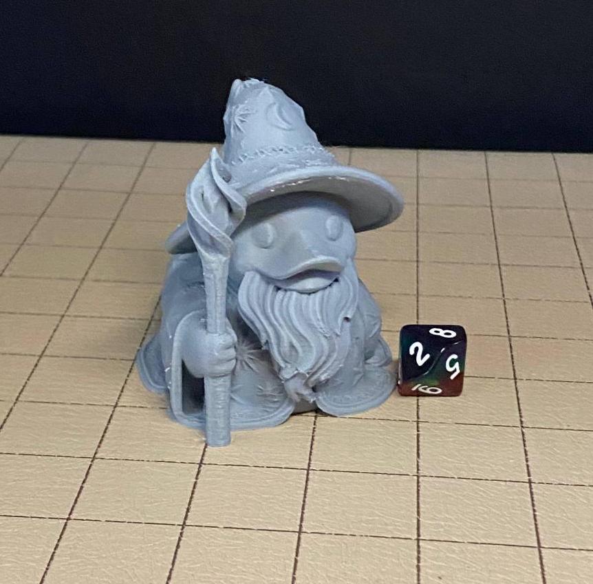 Wizard Ducky | Fates End | 3D Print | Fantasy| DnD | RPG | Roleplay Games | Rubber Duck