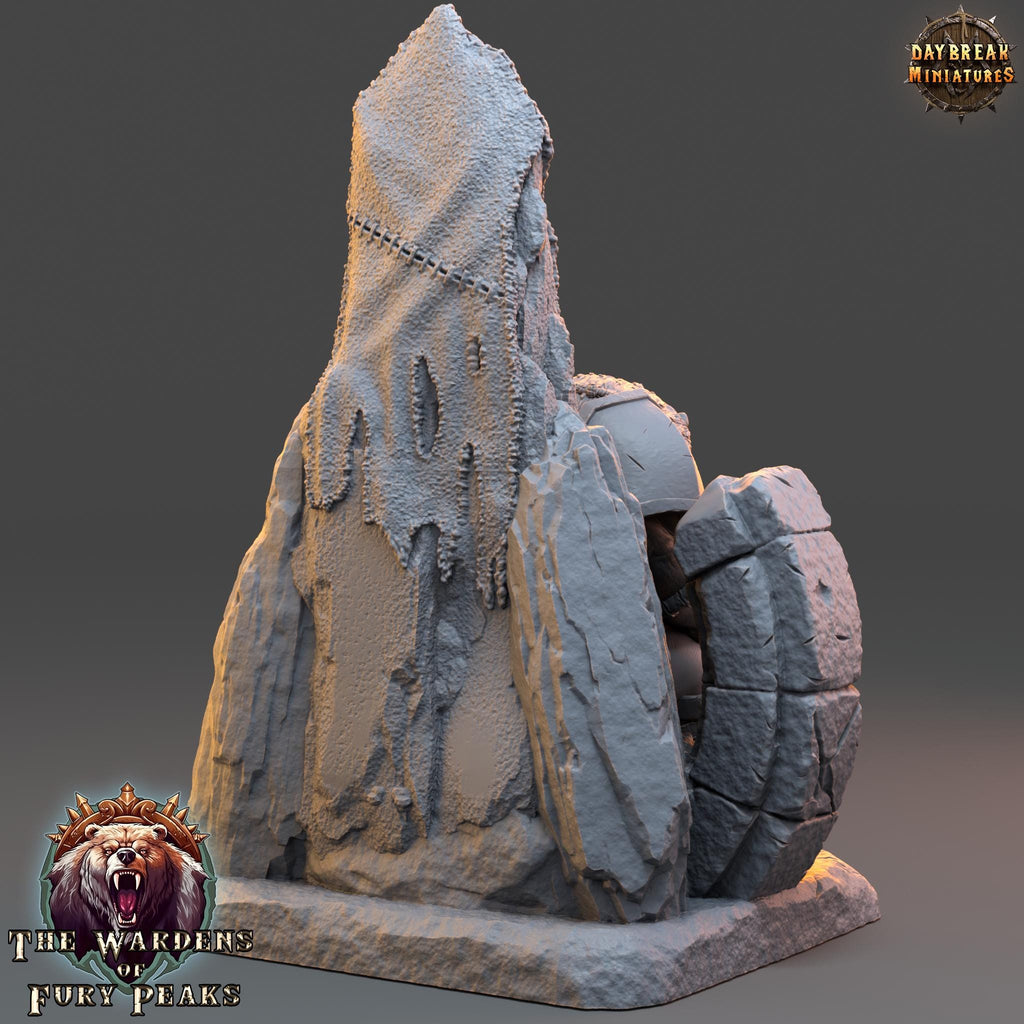 Kurtz Overwarden | Daybreak Miniatures | Wardens of Fury Peaks | RESIN | Fantasy | Horror | Wargaming | RPG | DnD | Gaming | Ursine King