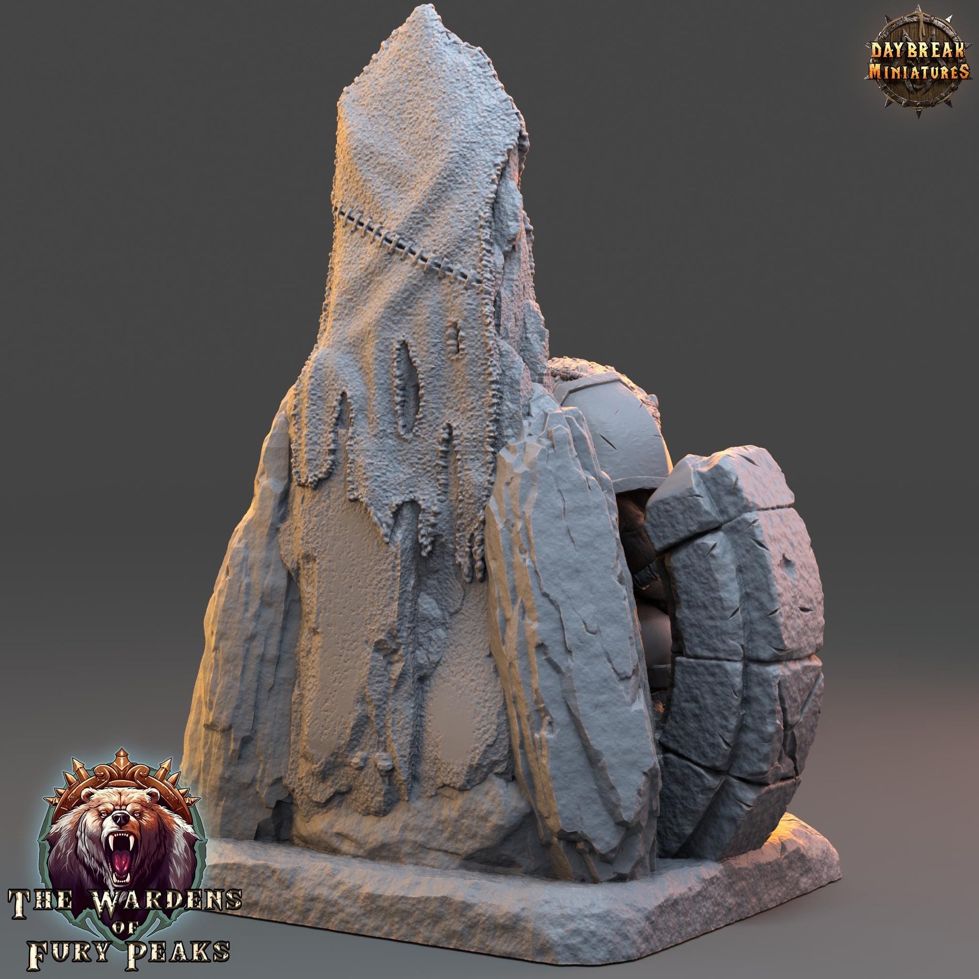 Kurtz Overwarden | Daybreak Miniatures | Wardens of Fury Peaks | RESIN | Fantasy | Horror | Wargaming | RPG | DnD | Gaming | Ursine King